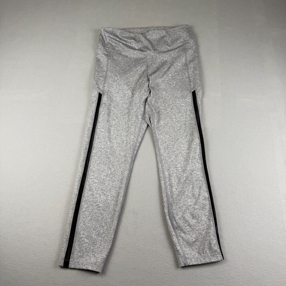 PINK Active Gray Heather Capri Leggings Size Large